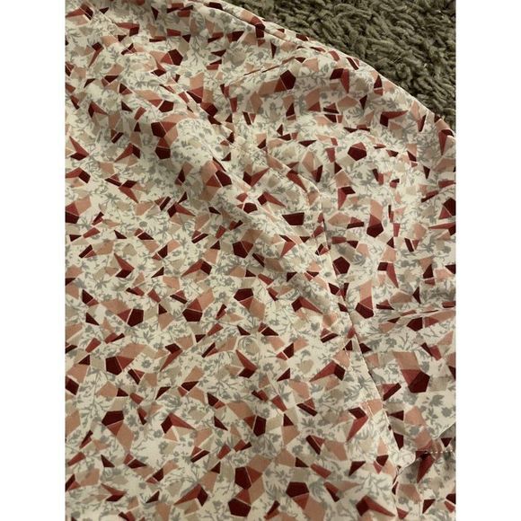 GB Full Zip Stand Up Collar Geometric Sweater S/M - Picture 8 of 11